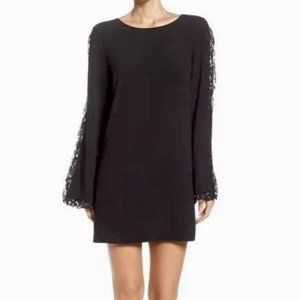 Felicity and Coco Black Dress w Lace Sleeves